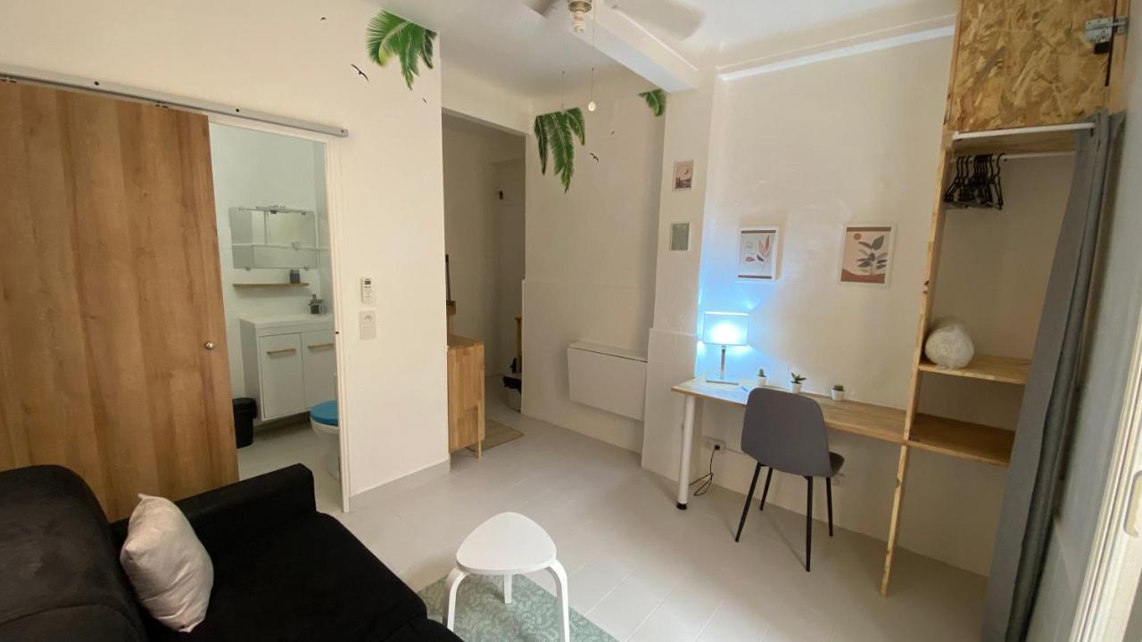 Studio "Les Cactus" Avec Terrasse A 5 Min A Pied De La Plage Nice Buitenkant foto